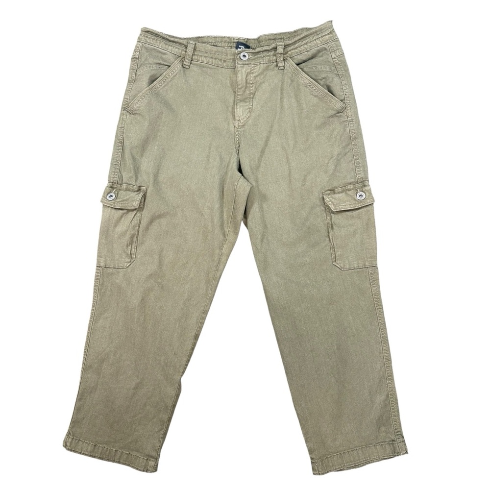 KÜHL Born in the Mountains Olive Cargo Pants 14 Reg Hiking Outdoor